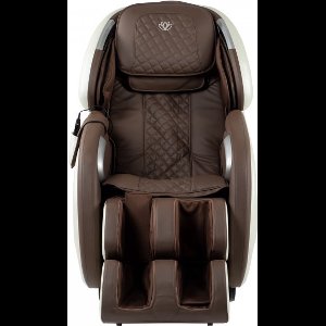 Taurus Wellness - Massagestoel - XL – Wit/Bruin – Zero gravity - Shiatsu