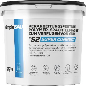 SimpleBau Polymerspachtelmasse GKB S2 25KG, Voegpasta voor gipsplaten