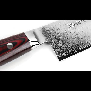 Yaxell Super Gou Kiritsuke Koksmes 20 cm – 161 Lagen Damaststaal – SG2 Staal – 63 HRC – Canvas-Micarta Heft