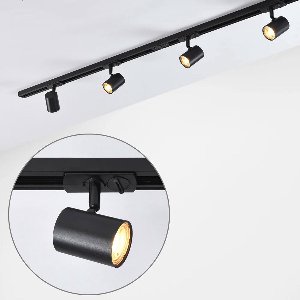 Modern 1-fase railsysteem van 1,5 meter met Nox spots - 3-staps dimbaar