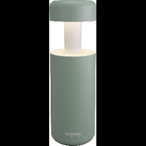Sompex | Tafellamp Lubao| Olijf groen| Accu | Dimbaar | 2 lichtstanden
