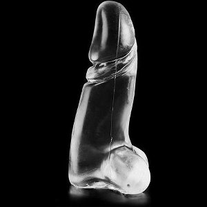 Dark Crystal Dildo 21 x 6,3 cm - transparant