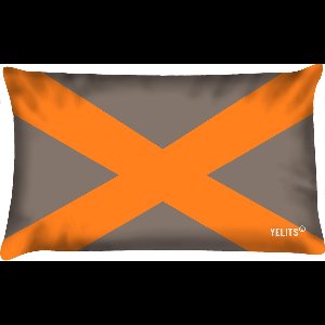 Sierkussen - Buitenkussen La Dolce Vita Oranje Grijsbruin Waterafstotend Bootkussen Cross