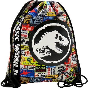 Jurassic World - Gymtas - Zwemtas "Danger" Rugzak met Trekkoorden