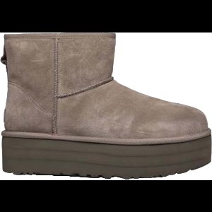Ugg Laarzen Grijs Leer maat 41 Classic mini platform boots grijs