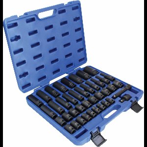 krachtdoppen set - 40-delig - 1/2 aansluiting - krachtdop - slagdoppen - asta