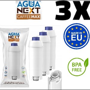 Agua Next CaffeeMax waterfilter vervanging voor Delonghi koffiemachine, 3 st. Een vervanging die net zo goed is als het origineel.