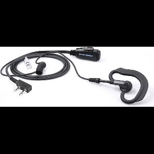 DerComms® Oorhanger headset voor Kenwood TK3201, TK3501, TK3401, TK3701, NX1200, NX1300