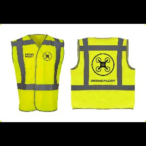 Drone vest (Veiligheid vest) geel, RWS & ProRail - Maat M/L NL