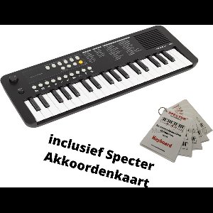 Medeli Nebula Mini Size Keyboard | 37 Toetsen | Met Specter Akkoordenkaart | Draadloos | Zwart