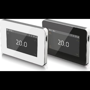 V1 pro touch wifi design elektrische vloerverwarming universele thermostaat Zwart