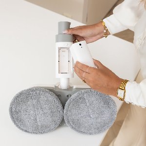 Extra accu voor GoScrub® Draadloze Elektrische Dweil - Extra batterij - Tot 60 Minuten Droog Dweilen & 45 Minuten Nat Dweilen