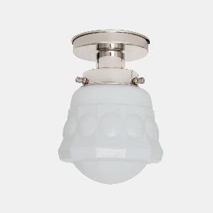 Plafonnière Weimar 20's Nikkel - Art Deco Trade