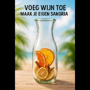 Toussaint Botanicals - Sangria Wit Pakket - 1000ml - Ambachtelijk - Decoratieve Fles - Natuurlijk - Zelf Wijn Toevoegen - Gratis Verzending!