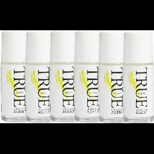 True Organic of Sweden - Undercover Agent - Roll on Deodorant - Lemongrass - 50ml - 6 Pak - Voordeelverpakking