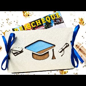 Geld Cadeaukaart Geslaagd - Onbedrukt - 14 Varianten - MDF wit 3mm - Geslaagd cadeaus - geslaagd cadeau diploma - cadeau envelop - geslaagd kaart - diploma uitreiking cadeau - oorkonde - geldkaart