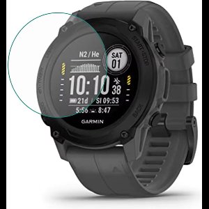 Screenprotector geschikt voor Garmin Descent G1 - Volledige Cover Smartwatch - Hoge Kwaliteit Screen Protector - PMMA - 1 stuks – TechDefend