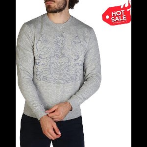 Aquascutum - Kleding - Sweatshirts - FAI001-94 - Heren - darkgray,steelblue - S