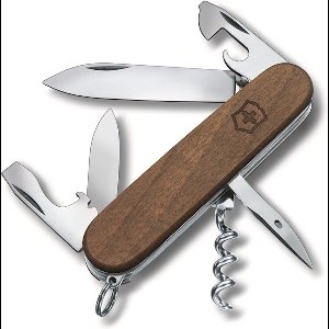 Victorinox - Zakmes -SwissArmy - 10 Functies - Walnoot -  Blister