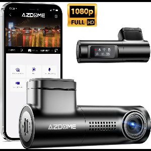 AZDome M330 dashcam voor auto - 2025 model - 170 graden kijkhoek - Nachtzicht - FullHD video - Wifi - Super compact - Parkeermodus - 1.0 inch TNT scherm - dashcam voor auto