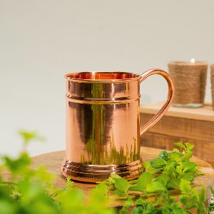 Puur koperen mok/bierpul glad extra large – 500 ml
