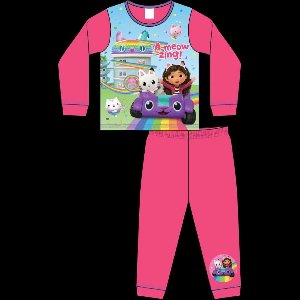 Gabby's Poppenhuis - Pyjama - Maat 104/110 - Roze - Gabby's Dollhouse - Kinderpyjama