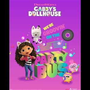 Poster Gabbys Dollhouse - Party Bus 40x50cm