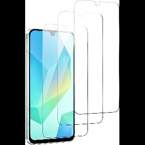 Podec Screenprotector geschikt voor Samsung Galaxy A16 - Gehard Beschermglas - Transparant en Krasbestendig - Tempered Glass Screen Cover - 3 Stuks