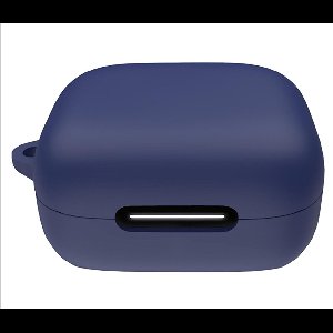 Hoesjes compatibel met draagbare draadloze oordopjes - siliconen hoes - lichtgewicht - schokbestendig - donkerblauw - bescherming - accessoires