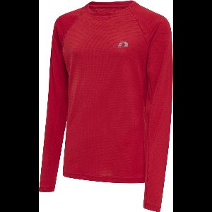 Newline Core Running LS Shirt kinderen - rood - maat 152