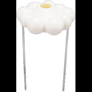 Plant Watering Rain Cloud,Durable Plastic Cute Appearance Dripping Rain Cloud Easy To Use Evenly Watering 20cm Support Beam Watering Cans (WHITE), White