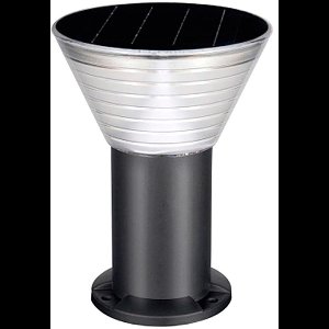 Iplux® - Rome - Solar Tuinverlichting - Warm wit - Staande lamp 30cm
