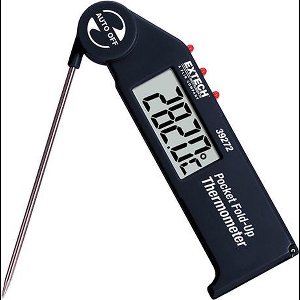 Extech 39272 - opvouwbare stem thermometer - zakformaat  -  verstelbare  probe - (-50 tot 300°C)