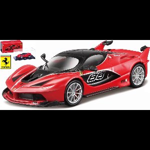 Bburago  FERRARI FXX-K #88 SIGNATURE rood/zwart schaalmodel 1:43