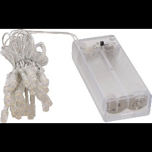 Cosmo Casa LED Lichtsnoer - Timer op Batterijen - Warm Wit - 20 LEDs