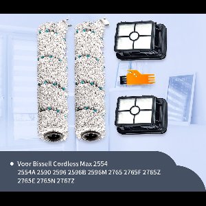 Onderdelen geschikt voor Bissell Crosswave Cordless MAX - Hydrosteam NIET voor de gewone Crosswave - 5-delig
