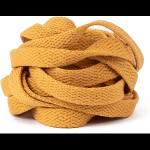 GBG Sneaker Veters 160CM - Mosterd Geel - Mosterdgeel - Mustard Yellow - Schoenveters - Laces - Platte Veter - o.a. geschikt voor Asics, New Balance, Nike