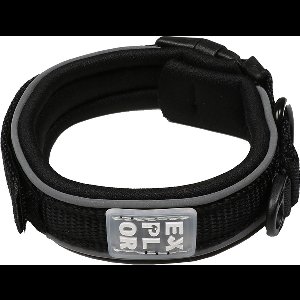 Duvoplus - Halsband Voor Dieren - Hond - Ultimate Fit Comfy Halsband Fashion Xl - 52-61cm Granite Black - 1st