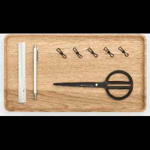 Oakywood Catchall Tray Oak - Massief Eiken - Luxe Houten Bureau Organiser - Large 36 x 20 cm