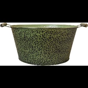 Teil zink Jannik groen D25 H14 bloempot