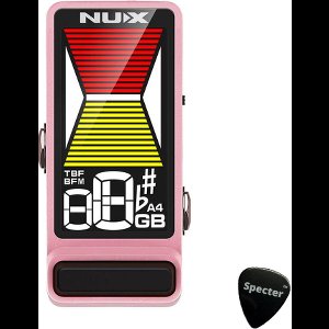 NUX NTU-3 MK2 Flow Tune Pink Stage Tuner Met Specter Plectrum