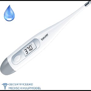 Beurer FT 09 Thermometer Lichaam - Digitale Koortsthermometer voor Lichaamstemperatuur - Met Geluidssignaal Groot Display - Waterproof - Medisch Gecertificeerd - 5 Jaar Garantie
