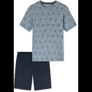 Schiesser – 95/5 – Pyjama – 182608 – Night Blue – Maat XL