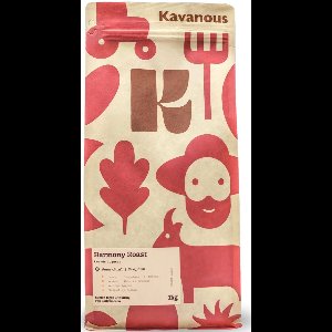 Kavanous Harmony Roast – Espresso Koffiebonen – 1000g – Specialty Coffee – 83 SCA punten – Duurzaam geteeld – Eerlijk verhandeld