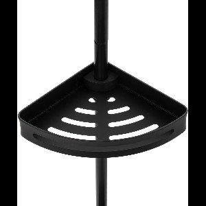 RFWR® Telescopische doucheplank Rechthoek Zwart