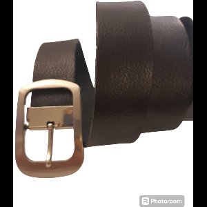 Mannen-riem-zwart-echte leer riem (105cm)