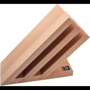 Yaxell Messenhouder – Beukenhout – Magnetisch Messenblok – Voor 6 Messen – Stijlvol Ontwerp – Traditioneel Materiaal en Ruimtebesparend