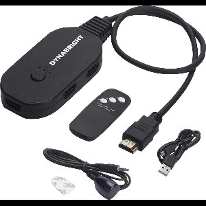 DynaBright HDMI switch V2 – 3 ingangen - 1 uitgang – HDMI Splitter - 4K@60hz – Splitter 3 in naar 1 uit - 1080 Full HD