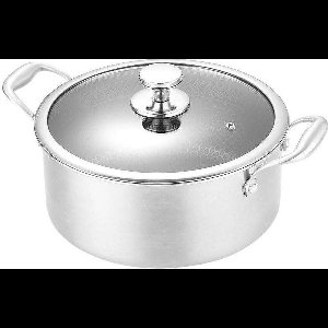 Hongli Hybride Kookpan- Diameter 18 CM - Anti aanbak - Inclusief deksel - De Rolls Royce onder de Kookpannen!