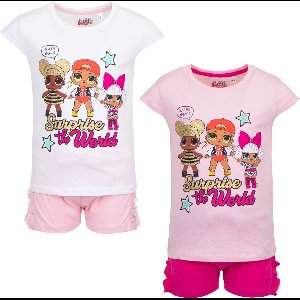 LOL Suprise kindersetje maat 98 100% katoen